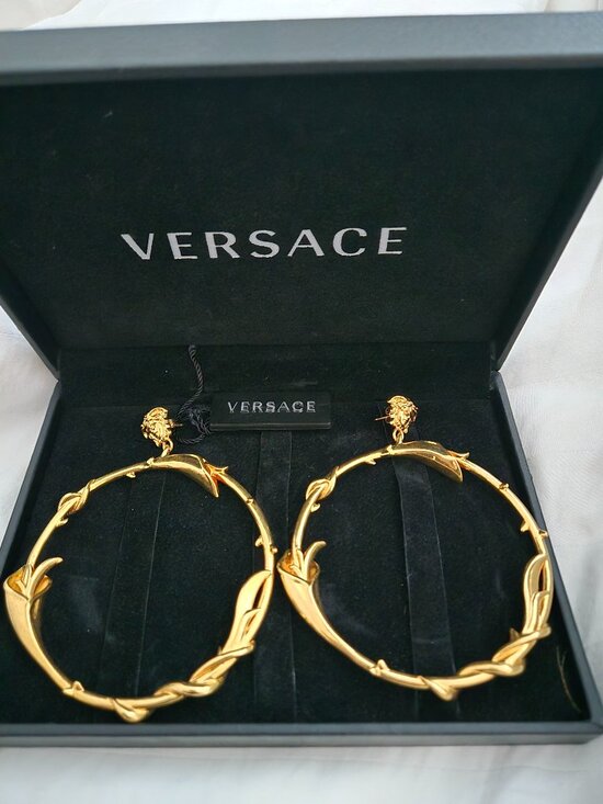 Versace Jewelry - Versace hoop earrings